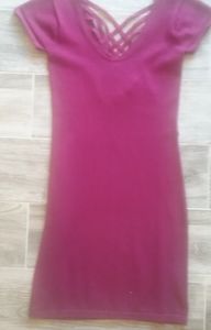 Magenta Sweater Dress